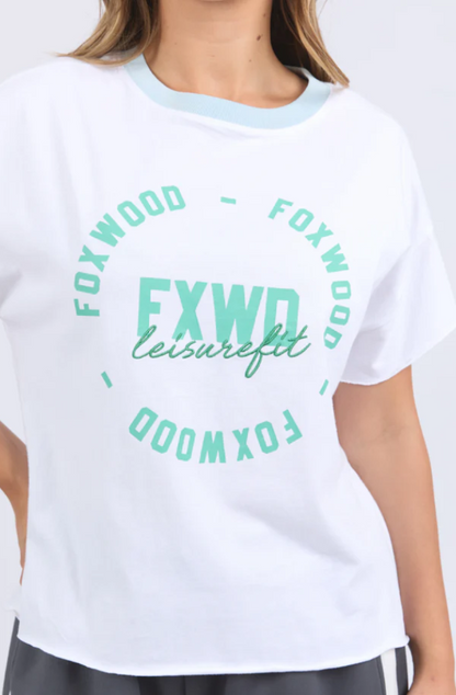 FOXWOOD INTENSITY CONTRAST TEE - WHITE - 5563112.WHT