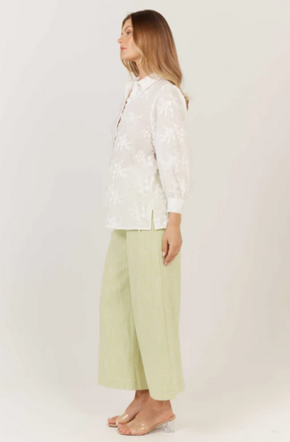 FATE + BECKER GARDENIA SHIRT - WHITE - 17535TWFA-WHT