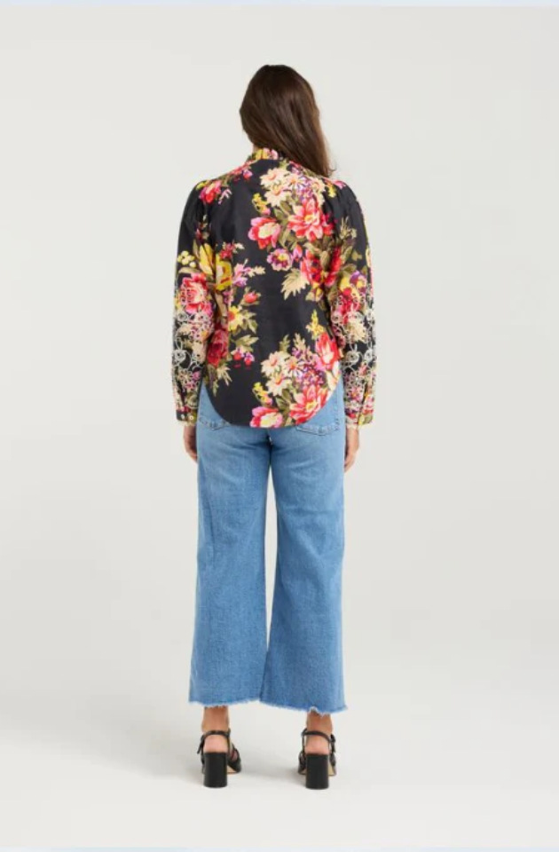 NMBR ROSE TANGO BLOUSE - HIBISCUS - NR0014-2