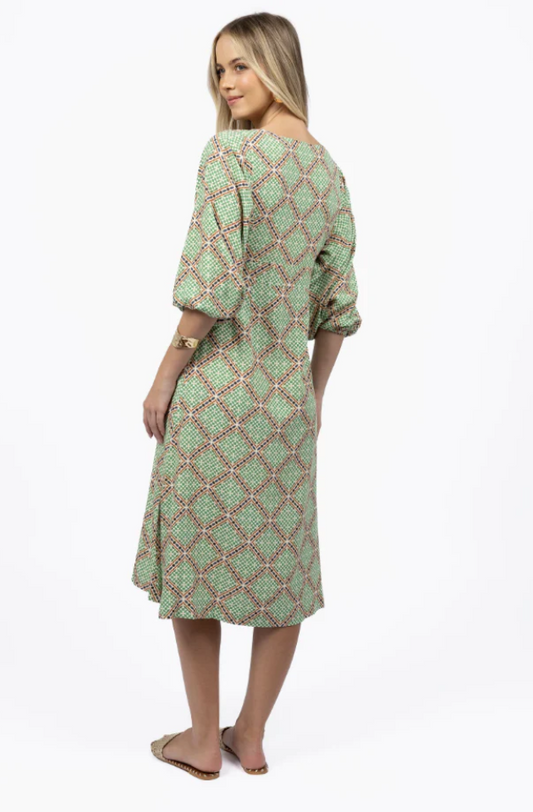HUMIDITY LIFESTYLE MARRAKESH MIDI DRESS - MARRA PRINT - HS25241