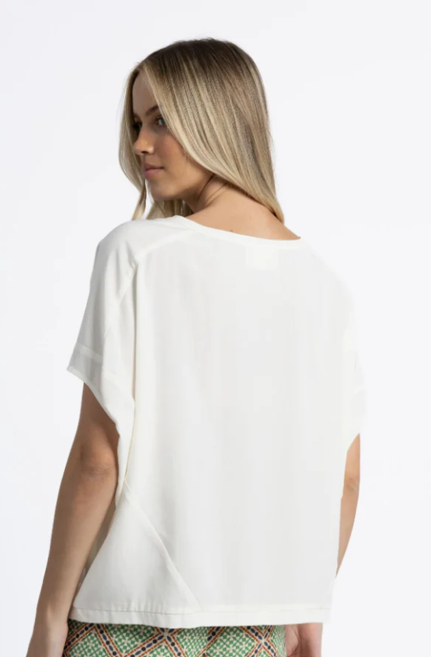 HUMIDITY LIFESTYLE LUSH TOP - CREAM - HS25243