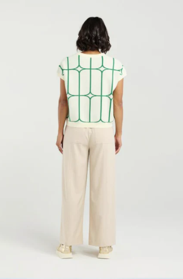 ET ALIA SEDGEWICK KNIT - LAWN TRELLIS