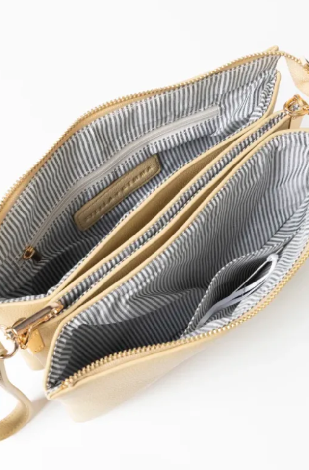 STELLA & GEMMA FRANKIE MULTI POUCH BAG - BUTTER