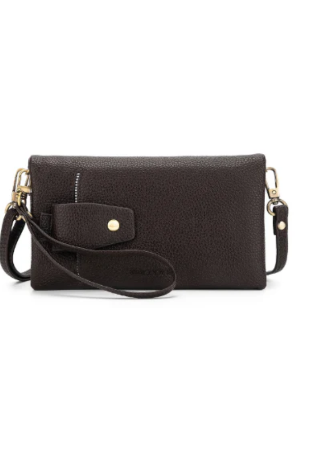 BLACK CAVIAR SKY CROSSBODY WALLET - COCO   COMING SOON / PRE-ORDER