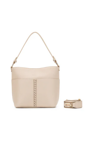 BLACK CAVIAR MELODY 2 PIECE CROSSBODY BAG - OATMEAL   COMING SOON / PRE-ORDER