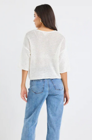 RE:UNION SUNRISE KNIT TEE - IVORY