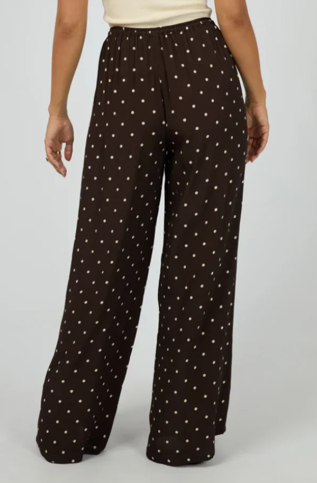ALL ABOUT EVE EMELIA PANT - BROWN