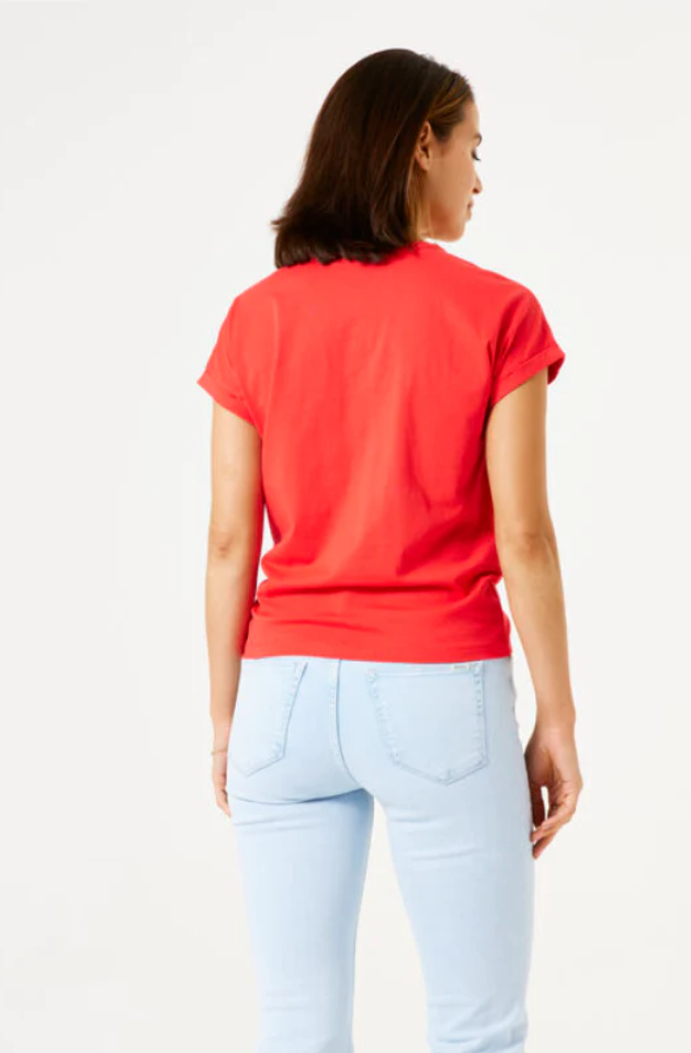 GARCIA DOLCE VITA TEE - RUBY RED