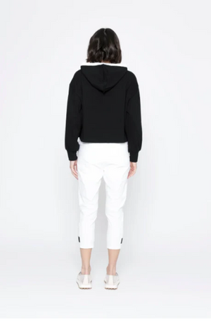 BLACKLIST SIERRA HOODIE - BLACK +  WHITE TRIM