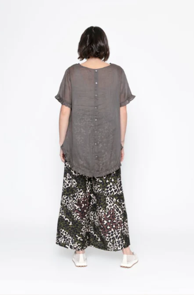 BLACKLIST TANYA TOP - CHARCOAL
