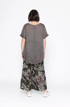 BLACKLIST TANYA TOP - CHARCOAL