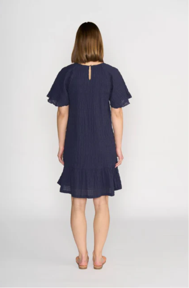 KNEWE ECLIPSE DRESS - INK TEXTURE