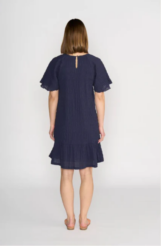 KNEWE ECLIPSE DRESS - INK TEXTURE