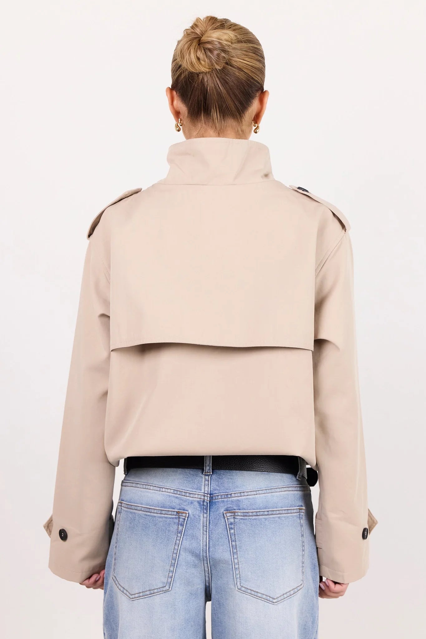 AMONG THE BRAVE - SQUAD TRENCH JACKET - TAUPE