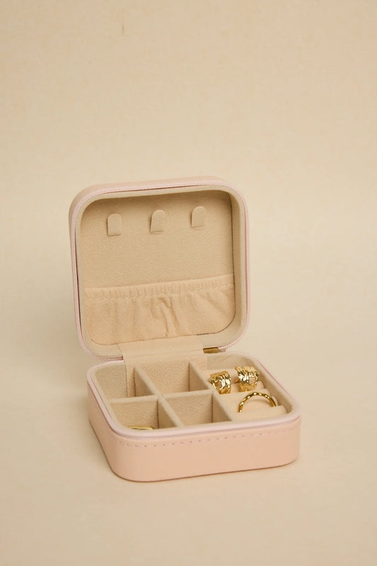 HUMBLE + HEART JEWELLERY TRAVEL CASE - PINK