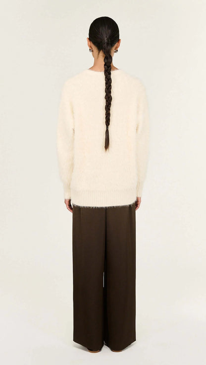 STAPLE THE LABEL NOA FLUFFY JUMPER - CREAM