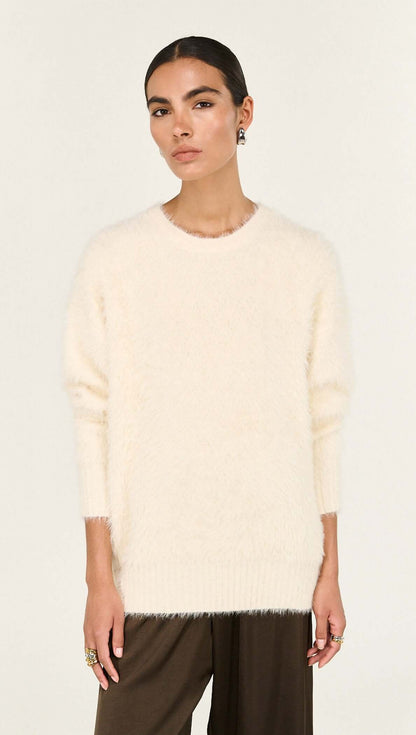STAPLE THE LABEL NOA FLUFFY JUMPER - CREAM