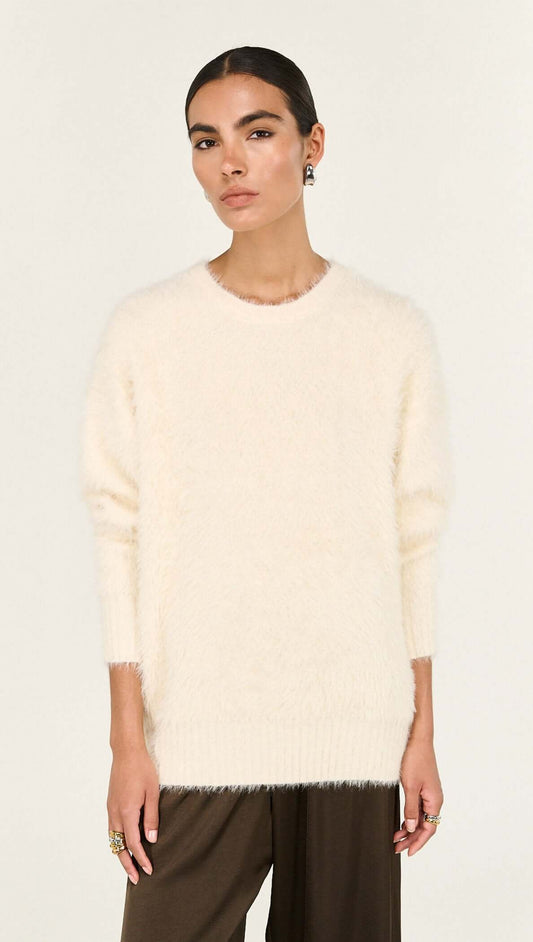 STAPLE THE LABEL NOA FLUFFY JUMPER - CREAM