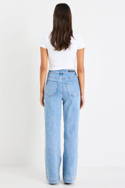 AMONG THE BRAVE - ZOEY SIGNATURE JEAN - BLUE
