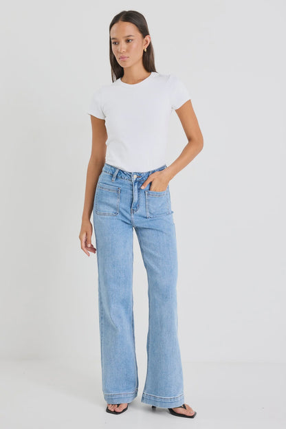 AMONG THE BRAVE - ZOEY SIGNATURE JEAN - BLUE