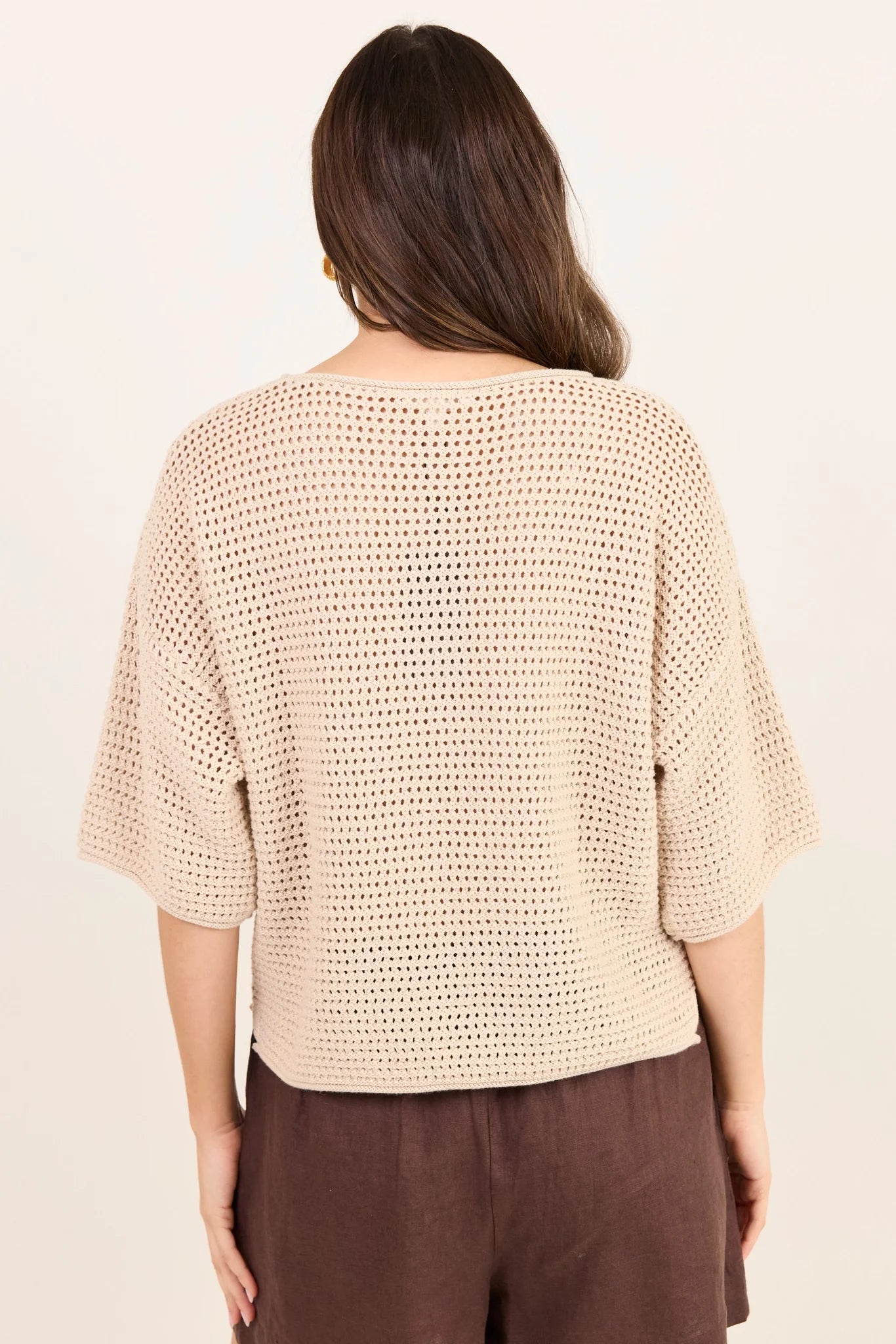 RE:UNION LABEL - SUNRISE KNIT TOP - STRING