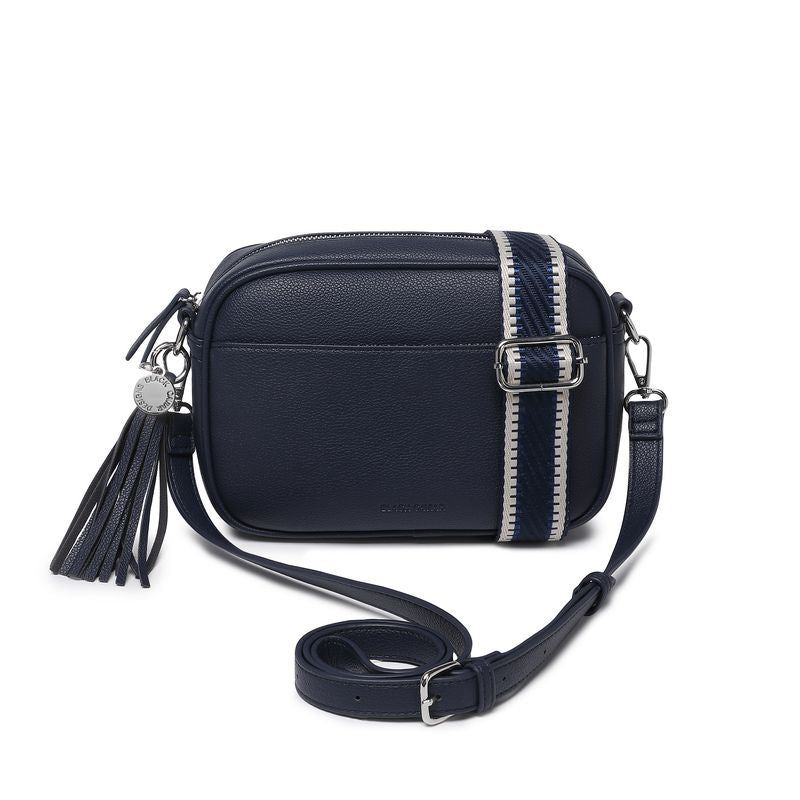 BLACK CAVIAR BAGS - INDIE CROSSBODY - NAVY