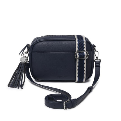 BLACK CAVIAR BAGS - INDIE CROSSBODY - NAVY