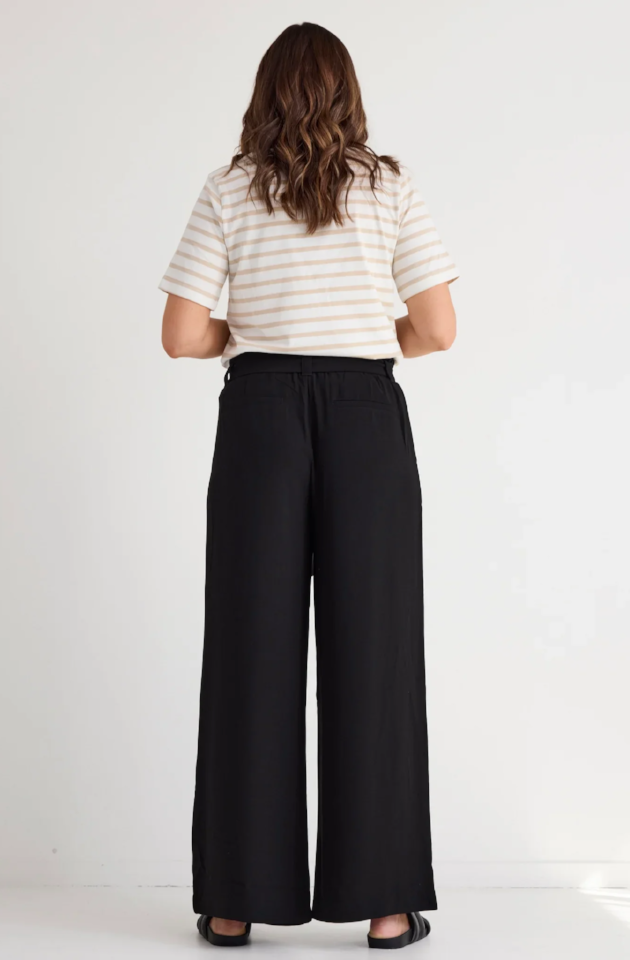 STORIES TO BE TOLD SYDNEY BELT PANT - BLACK