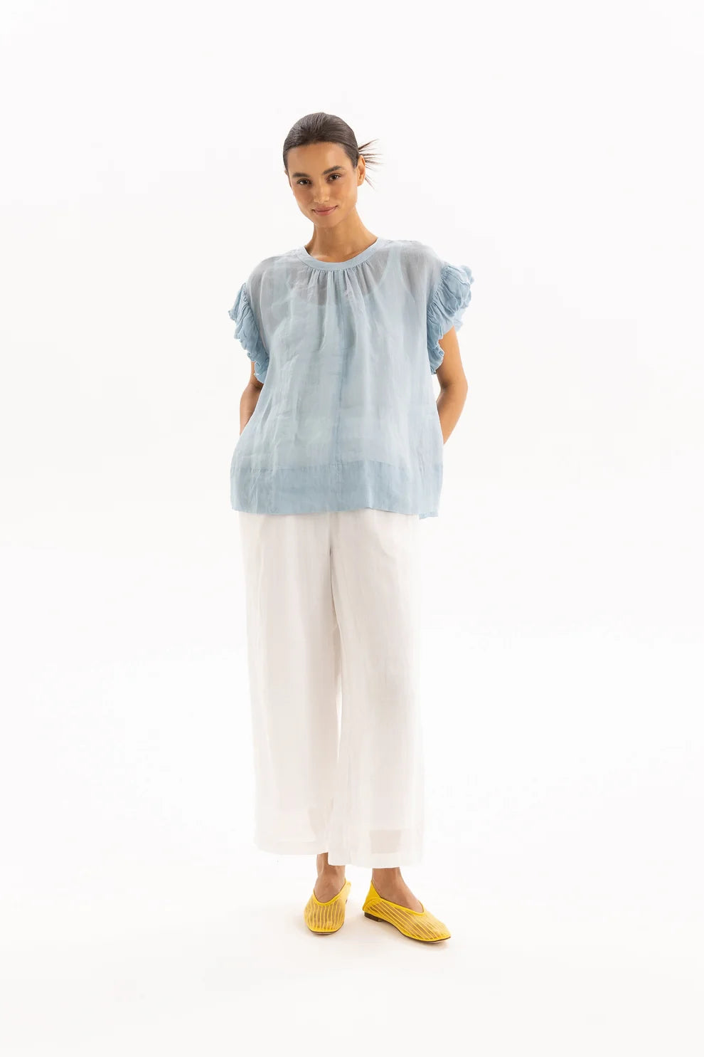TWO BY TWO DELIA TOP - SKY