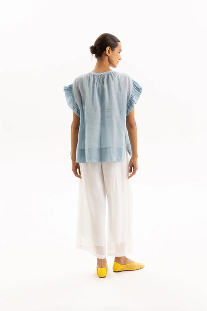 TWO BY TWO DELIA TOP - SKY