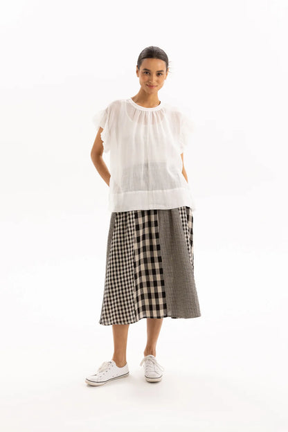 TWO BY TWO DELIA TOP - WHITE