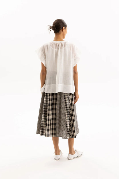 TWO BY TWO DELIA TOP - WHITE