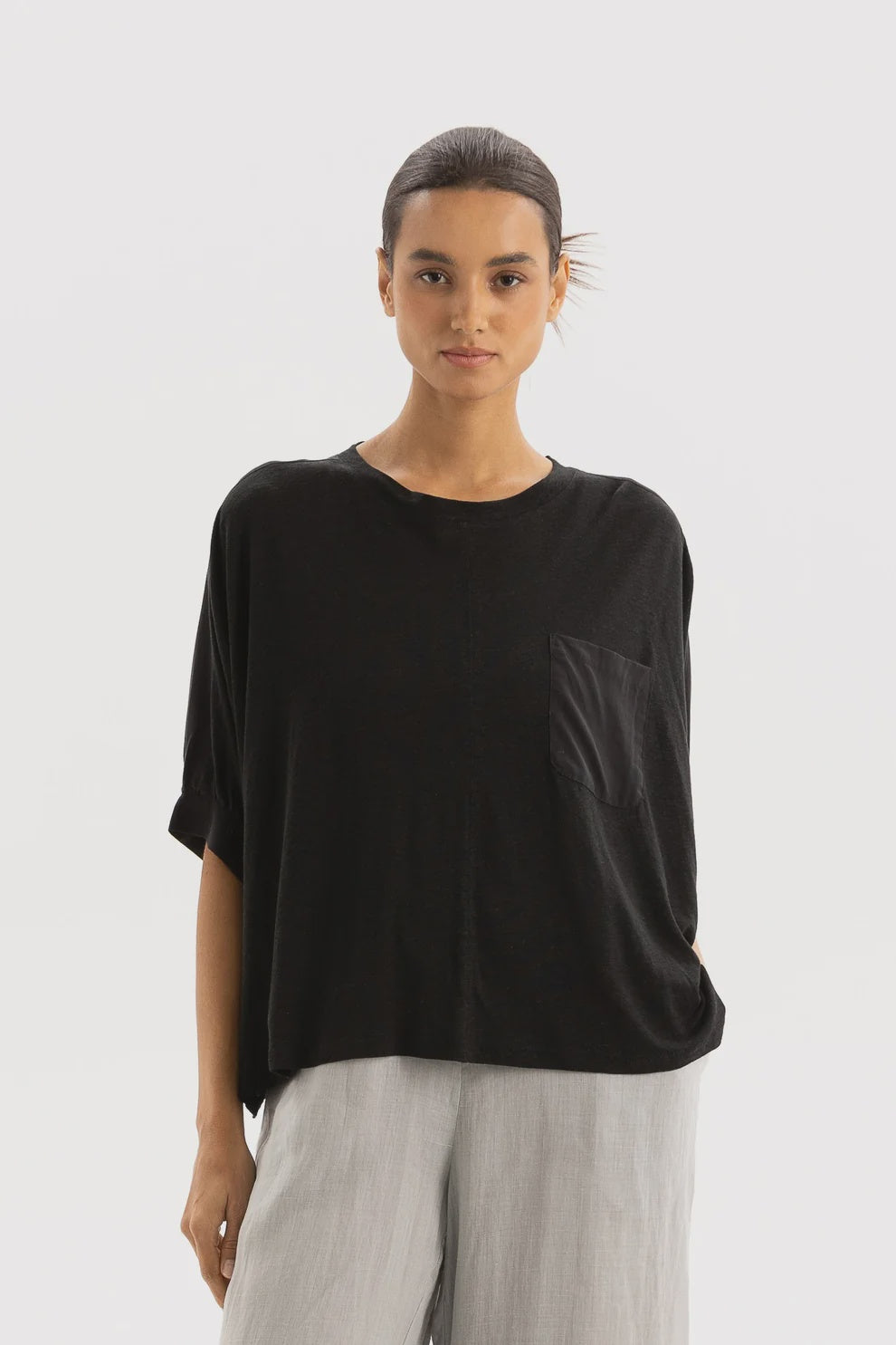 TWO BY TWO MARIS TOP - BLACK