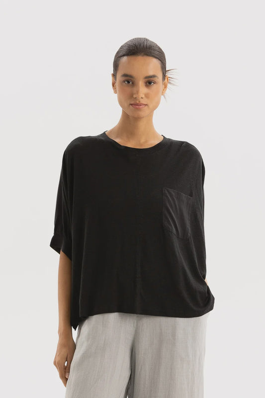 TWO BY TWO MARIS TOP - BLACK