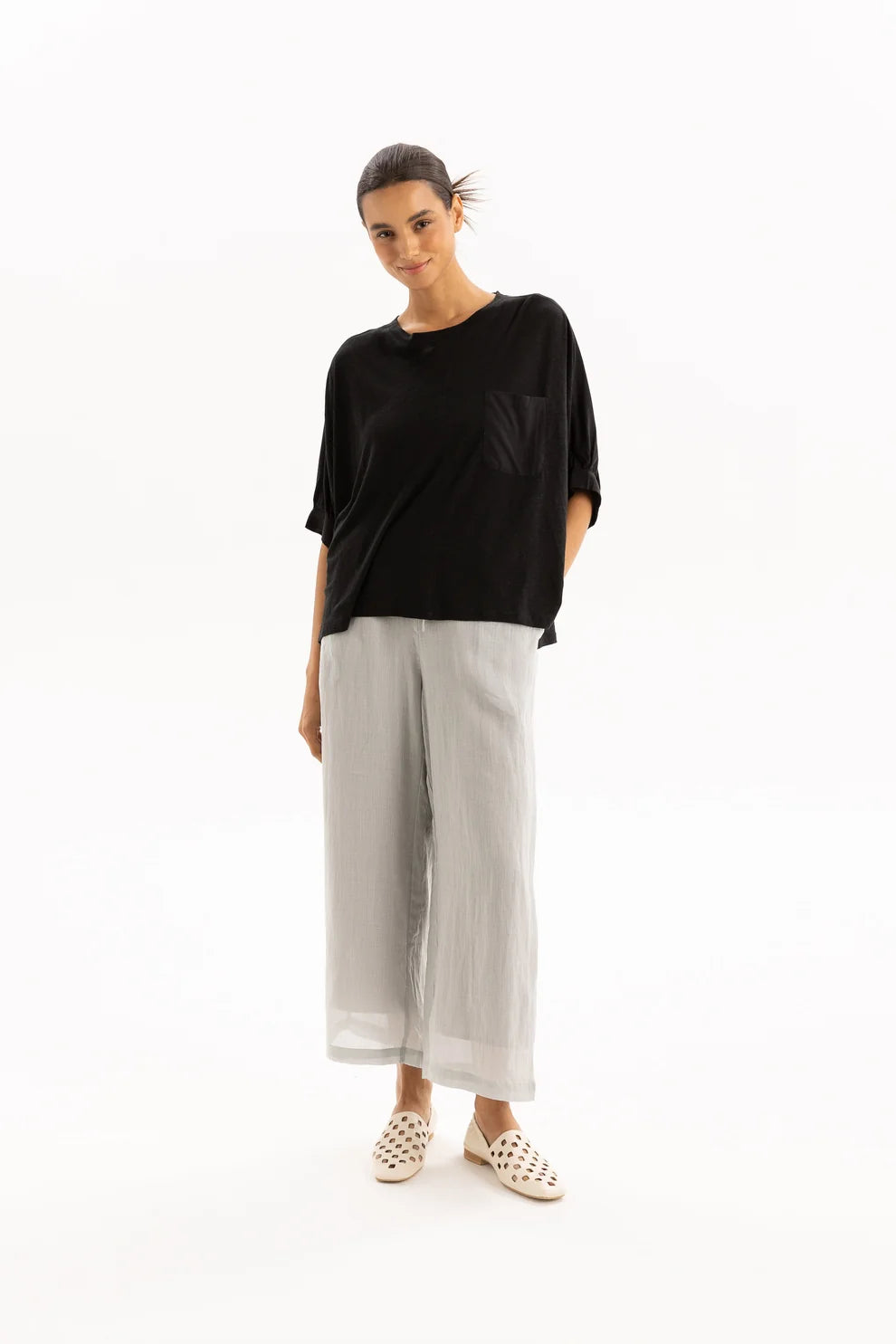 TWO BY TWO MARIS TOP - BLACK