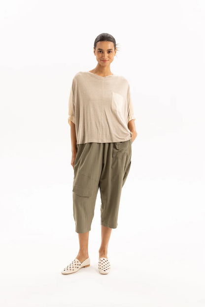 TWO BY TWO MARIS TOP - OATMEAL