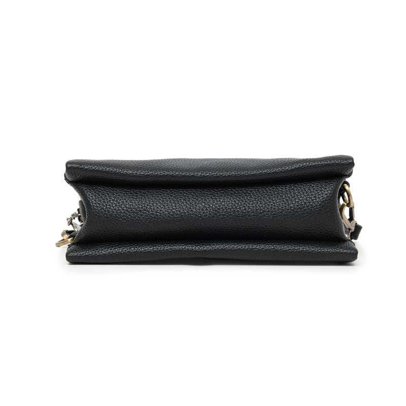 BLACK CAVIAR BAGS - EDIE CROSSBODY - BLACK