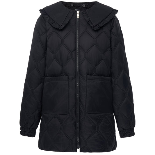 MOKE NZ TESS QUILT COAT - BLACK