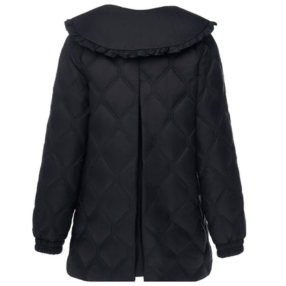MOKE NZ TESS QUILT COAT - BLACK