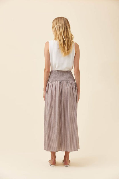 ISLE OF MINE LYNDELL MAXI SKIRT - TAUPE