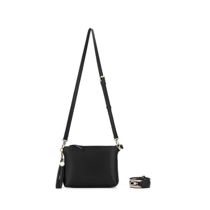BLACK CAVIAR BAGS - CALLIE 3 CROSSBODY - BLACK