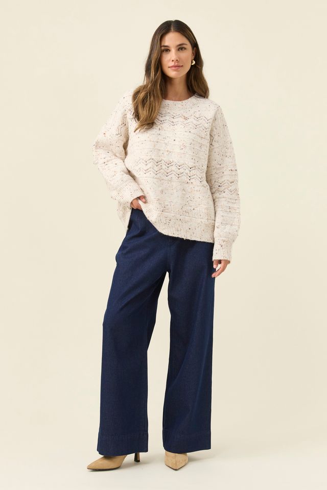 ISLE OF MINE - MCKENNA JUMPER - IVORY