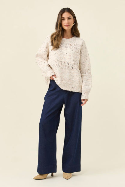 ISLE OF MINE - MCKENNA JUMPER - IVORY