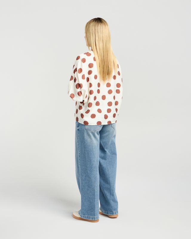 ET ALIA AROHA TOP - HAZEL DOTS