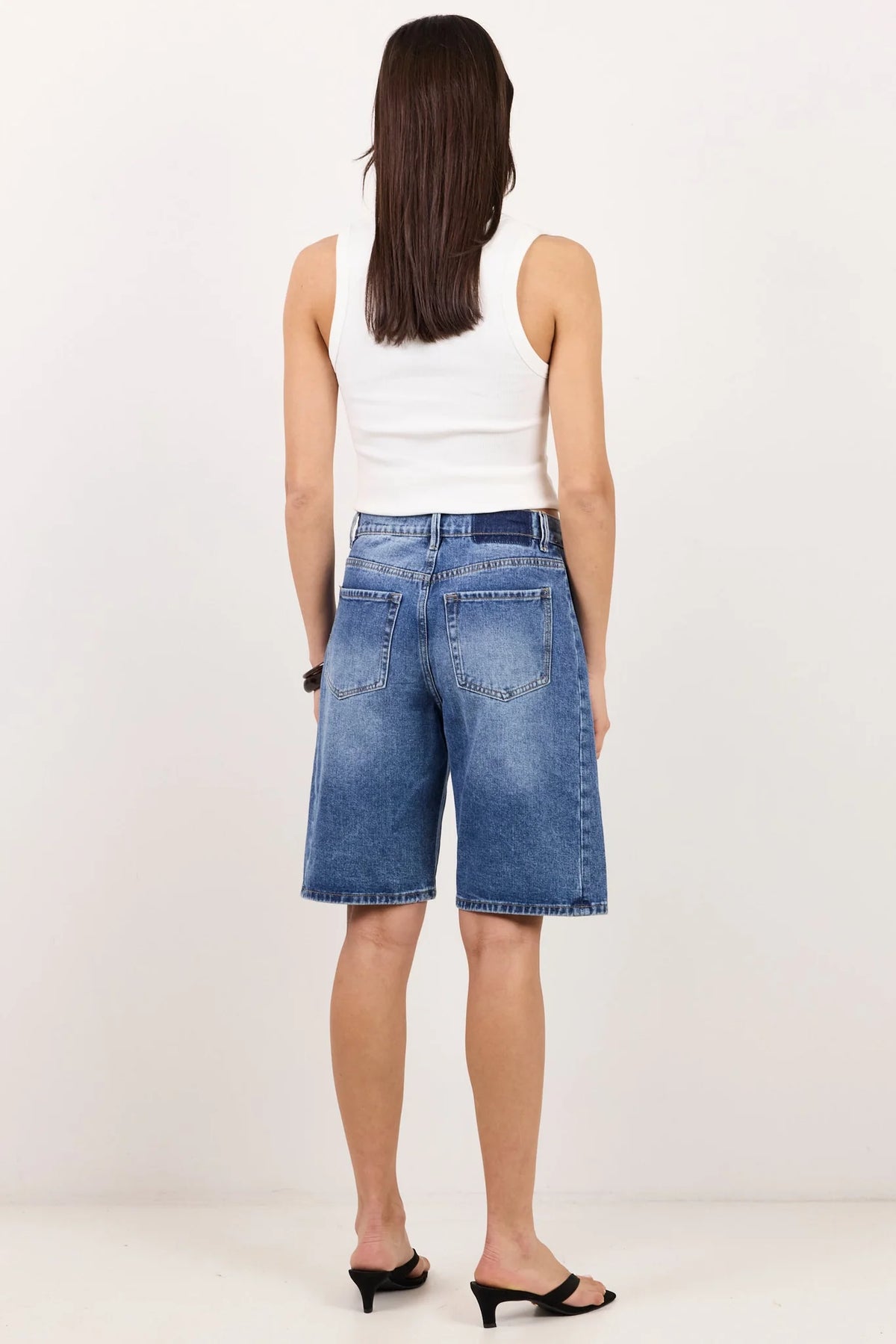 AMONG THE BRAVE - ACADEMY BARREL SHORTS - DEEP BLUE