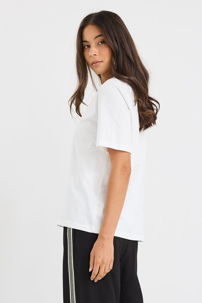 STORIES TO BE TOLD VIBE WIDE LEG PANTS - BLACK JAQUARD STRIPE