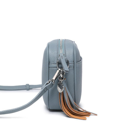 BLACK CAVIAR BAGS - INDIE CROSSBODY - OCEAN BREEZE BLUE