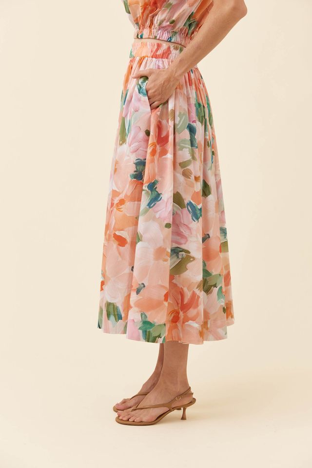 ISLE OF MINE ROSA MAXI SKIRT - FLORAL