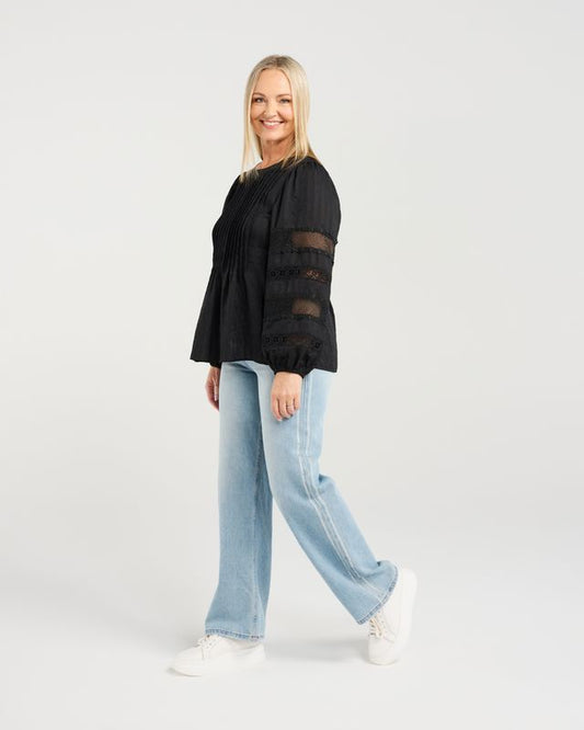 SEDUCE FATIMA TOP - BLACK