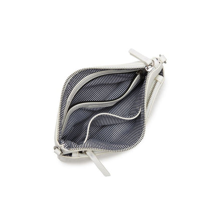 BLACK CAVIAR BAGS - MILLA CROSSBODY/CLUTCH - WHITE